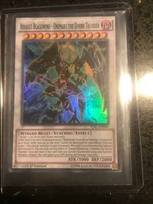 Collectible Card Games Toys Hobbies Yu Gi Oh Card Assault Blackwing Onimaru The Divine Thunder Nm Tdil En049