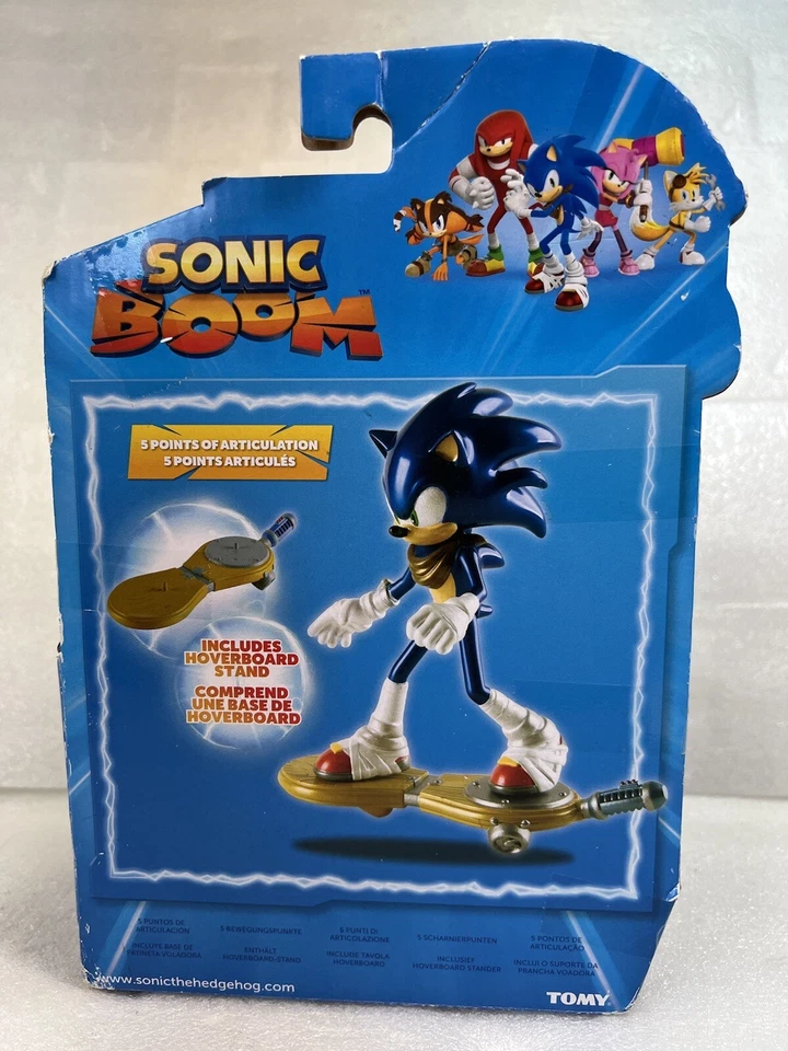 SONIC BOOM SONIC EL ERIZO FIGURA DE ACCIÓN JUGUETE TOMY 6” SEGA RARO Foto 3 de 4