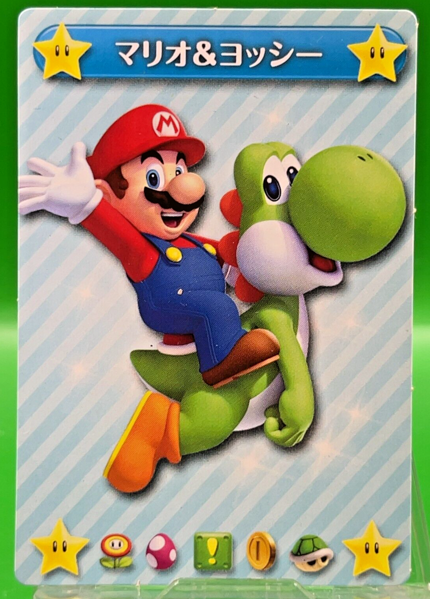 Yoshi Mario Super Mario Bros Top Nintendo Classic Card Japanese
