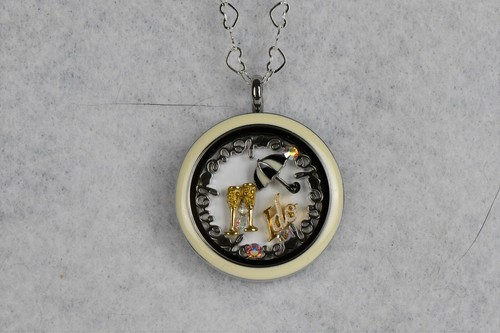 Origami Owl Silver Locket I DO Grandma 