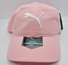 NWT--PUMA WAY 1 YOUTH STRAP BACK CAP HAT PINK ADJUSTABLE EMBROIDERED