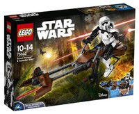 Lego® Star Wars™ 75532 Scout Trooper™ & Speeder Bike™ New Ovp New Misb Nrfb