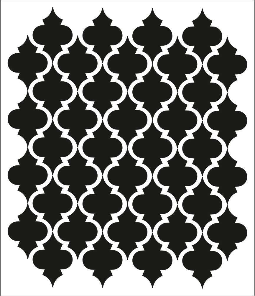Moroccan Wall Stencil Pattern Classic Home Decor small scale For crafting | eBay moroccan-wall-stencil-pattern-classic-home-decor-small-scale-for-crafting-ebay