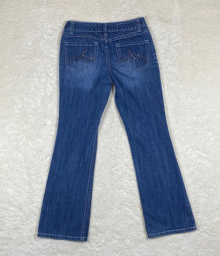 Inc Denim Womens Size 6 Low Rise Bootcut Denim Blue Jeans - Picture 2 of 12