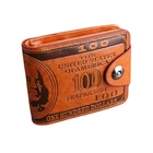 Mens Faux Leather Bi-fold Credit Card & Photo Holder Wallet