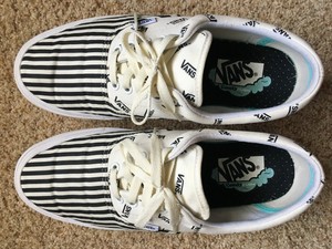 vans era preto e branco