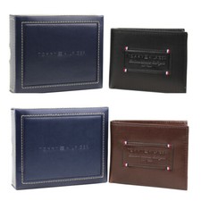 Tommy Hilfiger Men's 31TL220061 Premium Leather ID Passcase Wallet
