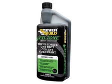 Everbuild OPTI-TONE CEMENT MORTAR COLOURANT DYE - BLACK 1 LITRE Building Ad- MIX