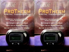 TERRA BLUE Professional Protherm Digital Reptile Thermometers X2