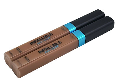 2-Pack L'Oreal INFALLIBLE Pro-Glow Concealer #08 COCOA 0.21 Oz