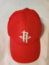 Houston Rockets Boys 4-7 NBA Adidas Red Hat Pre-owned