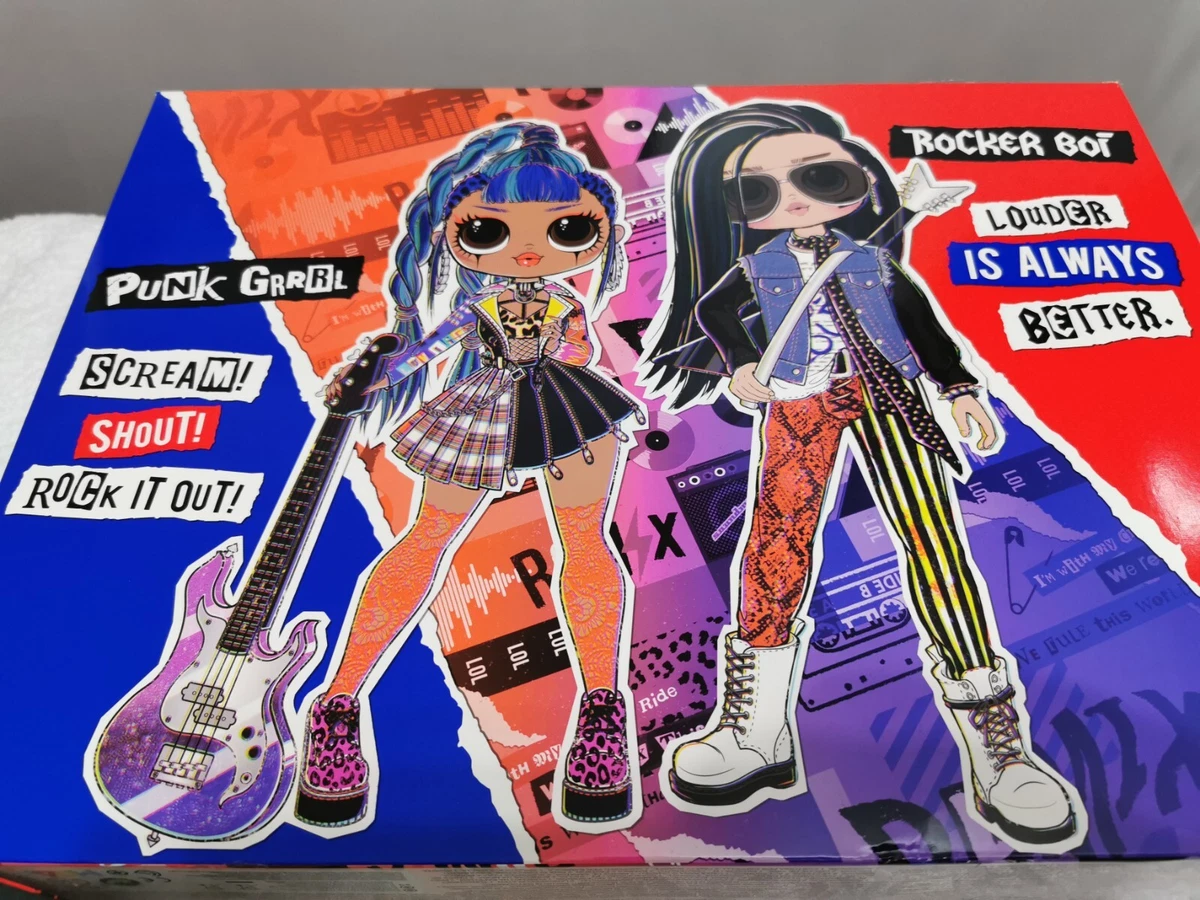 LOL Surprise OMG ReMix Punk Grrrl Rocker Boi Fashion Doll