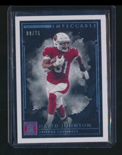 2019 IMPECCABLE BASE /75 DAVID JOHNSON CARDINALS