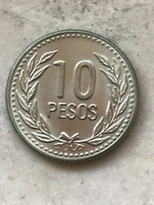 Scegli COLOMBIA 10 pesos dal 1989 al 1993 REPUBLICA DE COLOMBIA SUD AMERICA