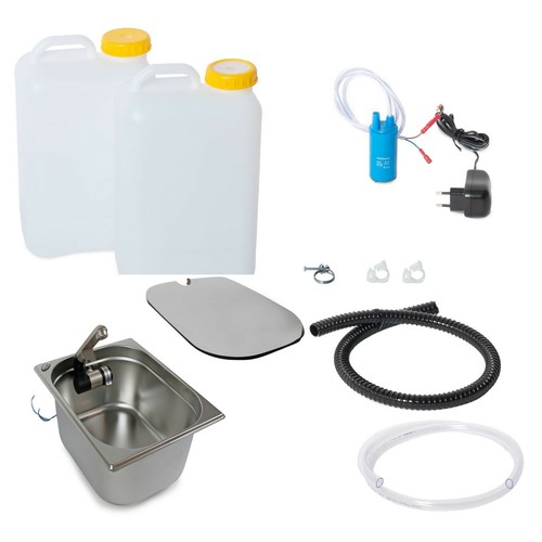230V Camping Spüle Bausatz Waschbecken Spülbecken Produktbild-Vorschau 9
