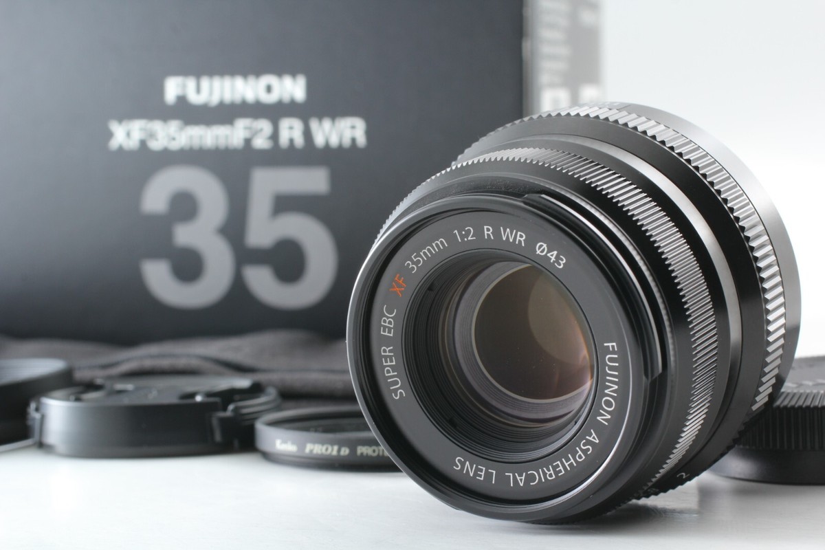 Open Box】 Fujifilm Fuji Fujinon XF 35mm F/2 R WR Wide Lens Black 