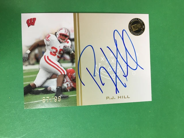 F147,119  2009 Press Pass Autographs Gold #PH P.J. Hill/94*