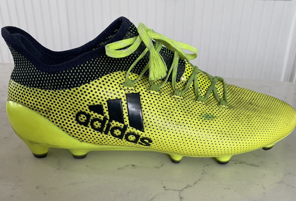 Adidas X 17.1 FG TECHFIT NSG Yellow US Size 11 Mens Non Stop Grip