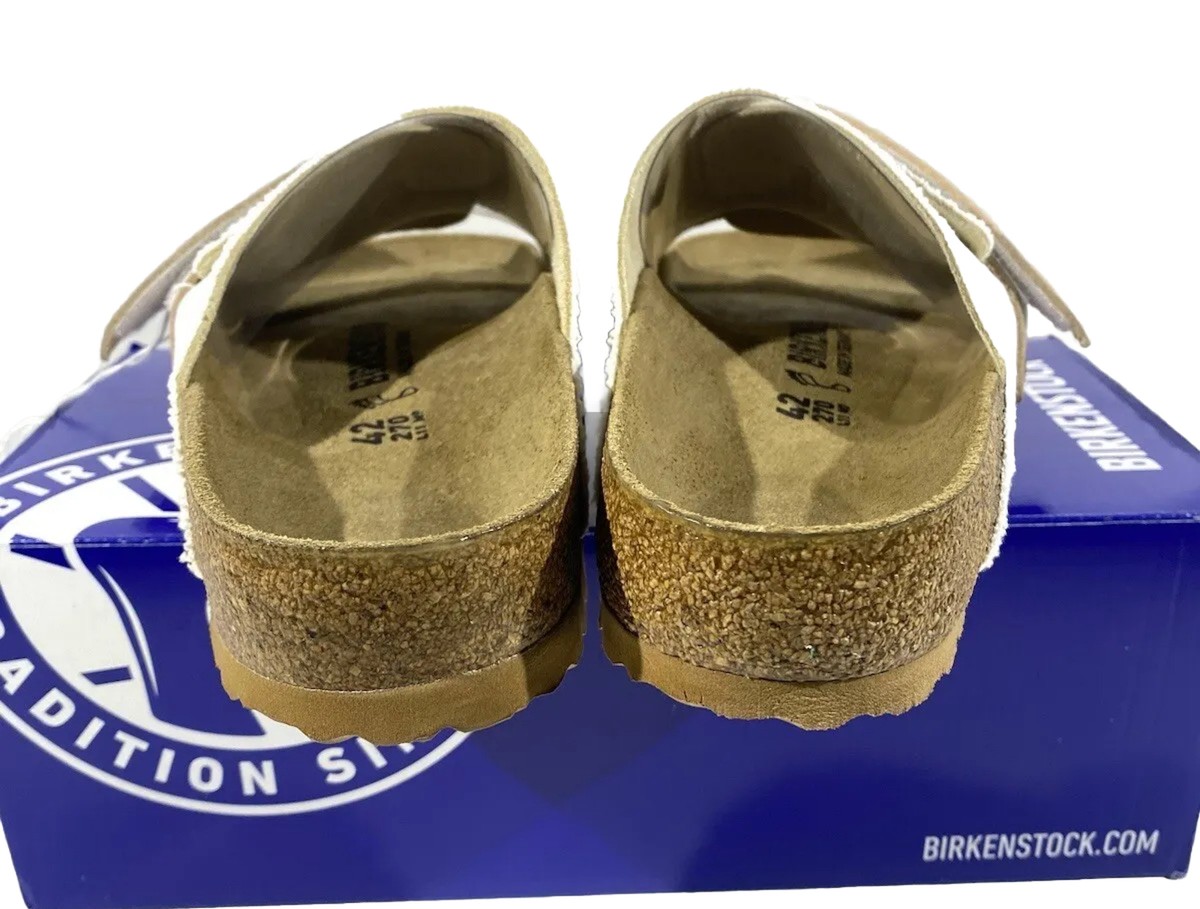 Birkenstock Kyoto Seam Unisex W11/M9 (EU42)Reg Fit Eggshell