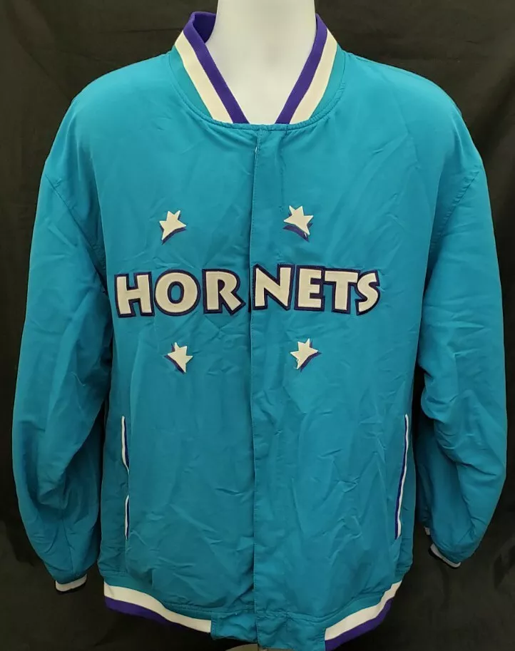 Mitchell Ness Hardwood Classics Charlotte Hornets Jacket Size 48