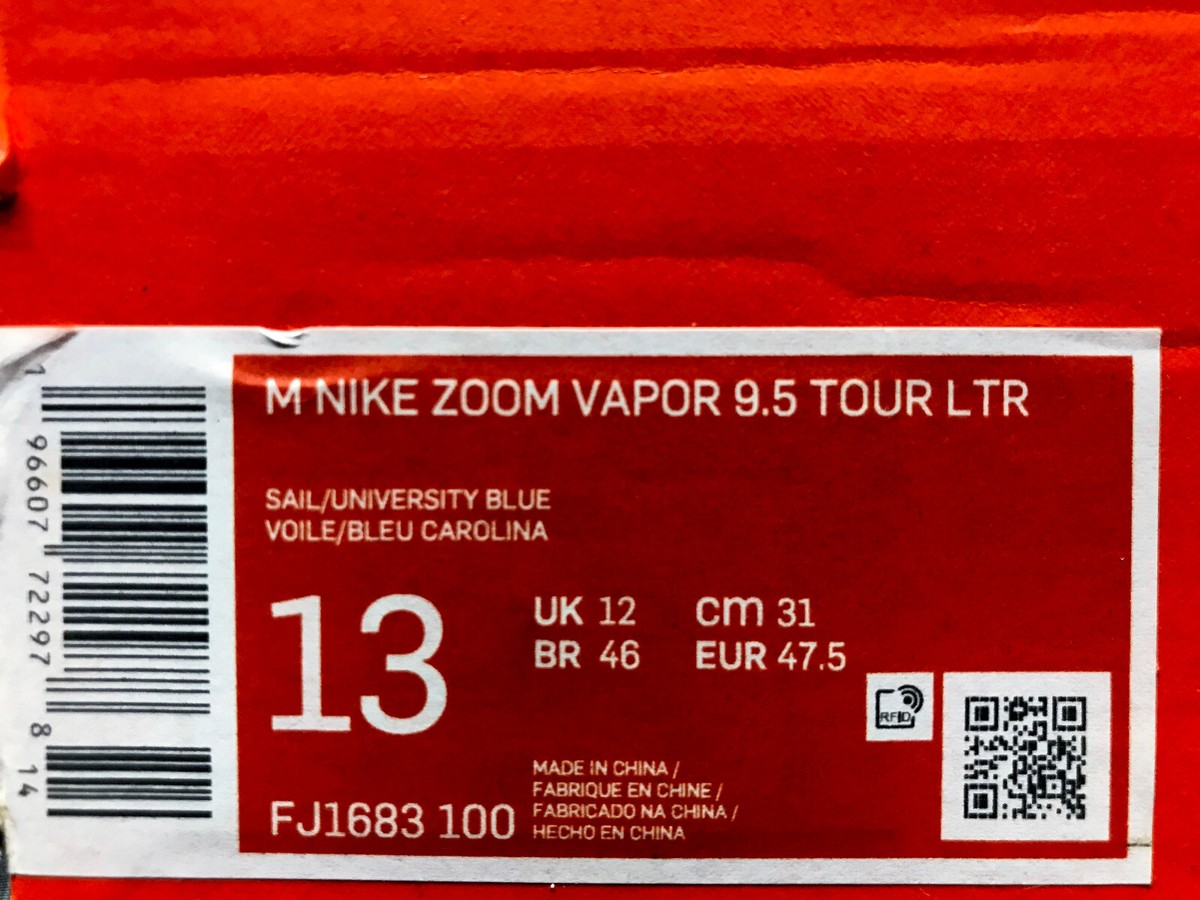 Size 13 - NikeCourt Air Zoom Vapor 9.5 Tour Heritage for sale