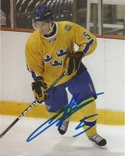 Team Sweden Adam Larsson Signed Autographed 8x10 NHL Photo COA D