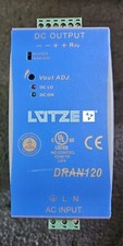 Lutze DRAN120-24B Power Supply 24 VDC 120 W DRAN12024B