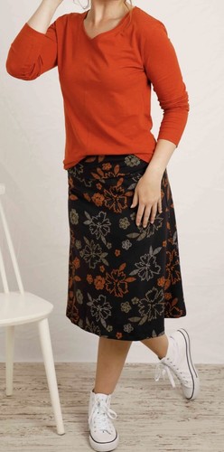 Ex Weird Fish Women's Skirt Melmo Soft New Organic Jersey Bottoms UK Size 8 - 22 - Picture 37 of 46