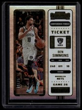 2022-23 Panini Contenders #13 Ben Simmons Conference Finals Ticket #/75 SN