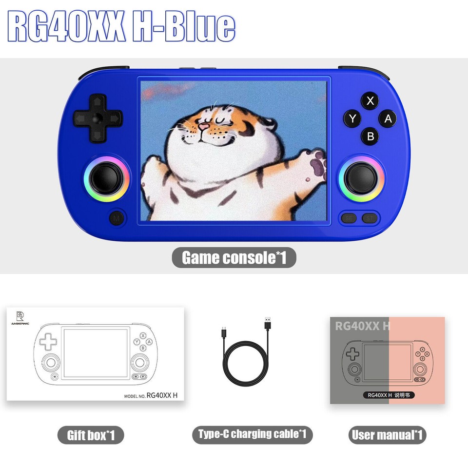 ANBERNIC is the gold-standard name in retro handhelds — the RG40XX H is horizontal, hacker-friendly, and ships from the actual official store.