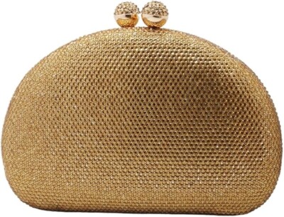 Women Sparkly Rhinestone Evening Bag Crystal Clutch Purses Shell Shaped Handbag