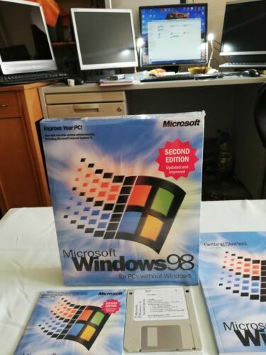 MICROSOFT WINDOWS 98 SECOND EDITION FULL OPERATING SYSTEM WIN 98