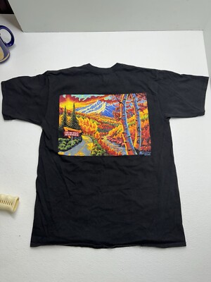 In N Out Burger T Shirt Adult Size Medium Black Colorado Carl Bork Graphic Tee