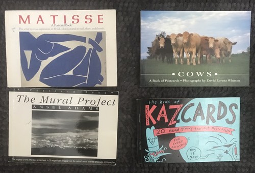 Postcard Books x 4
