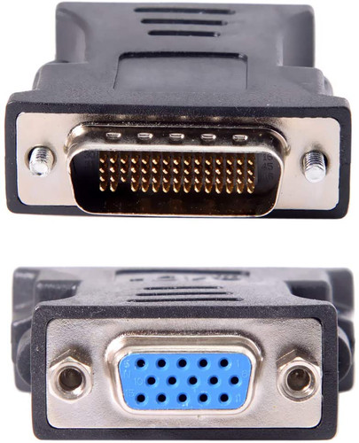 10PCS 1 to 1 DMS-59 DMS59 59Pin DVI Male to 1-Port VGA Female Video Y Splitter - Picture 1 of 17