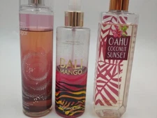 Lot 3 Bath & Body Works Fine Fragrance Mist 8 Fl Oz Coconut Vanilla Mango 