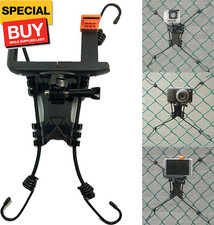 Fence Mount Holder for Cameras and Smartphones - Black