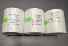 3 rolls Thermal Paper Labels, 4" x 3" with perfs  on 1" core, 500/roll - 1 roll