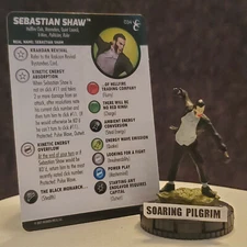 SEBASTIAN SHAW  034 - UNCOMMON X-Men Rise & Fall Marvel Heroclix #34