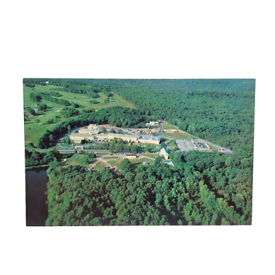 Shree Nityananda Ashram SYDA Foundation New York Aerial View Postcard Vintage