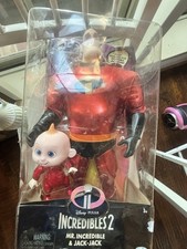 Disney Pixar Incredibles2 Mr. Incredible  Jack Jack Action Figures Pack