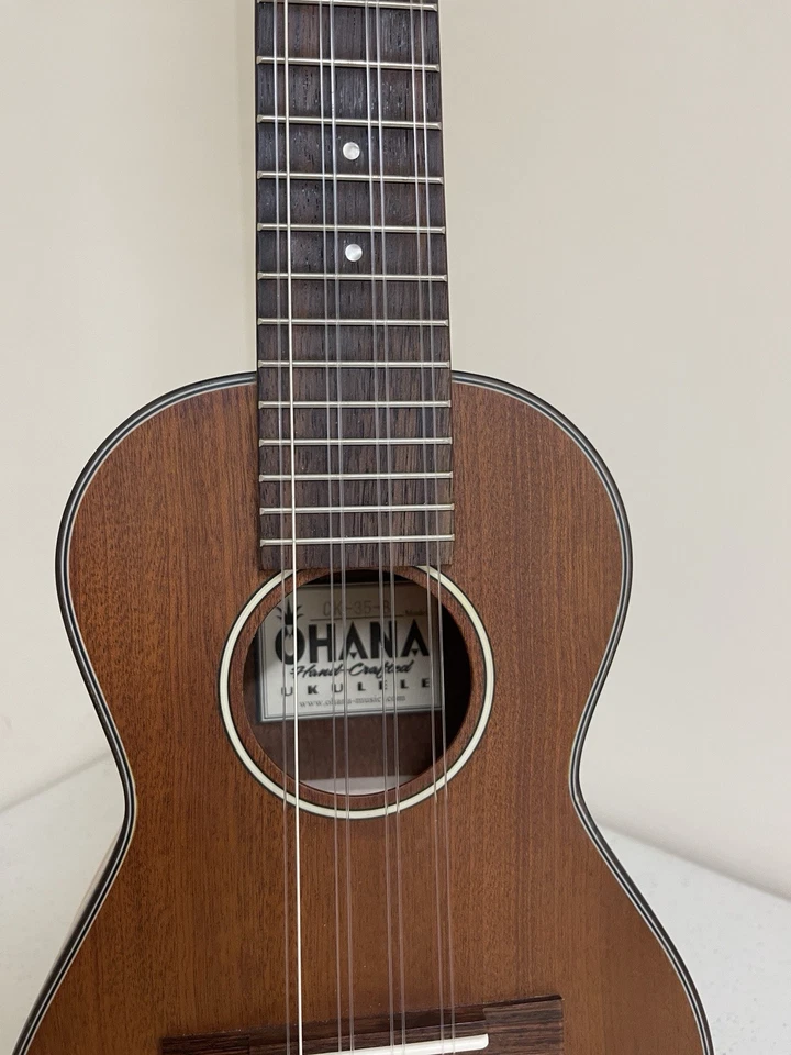 Ohana 8-String Solid Mahogany Concert Ukulele CK-35-8 - Image 2 of 4