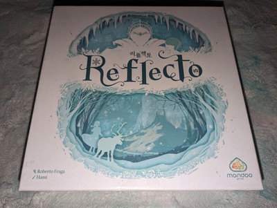 Reflecto RARE Game Mandoo Boardgame Word Game With Mirrors New In Box Sealed 