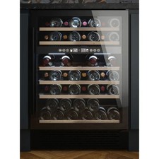 Cata UBBKWC60F - Black 51 Bottle Wine Cooler - Dual Zone - 60cm - EX-Display