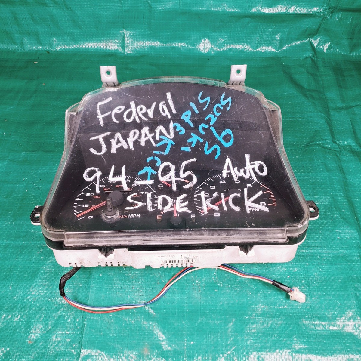 Suzuki Sidekick Instrument Cluster 34100-71E70 180k Gauge