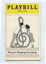 They're Playing Our Song Playbill Robert Klein Lucie Arnaz Neil Simon 