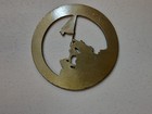 USMC 4 inch circular brass plaque Iwo Jima. Uncommon  Valor was a Common Virtue — photo 7