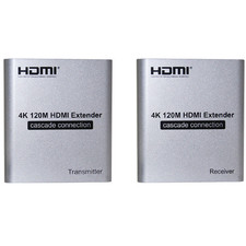 4K 120M HDMI Extender Cascade Connection over Cat5e/6 RJ45 Cable HDMI Splitter F