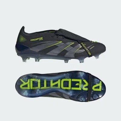 adidas Predator Elite Fold Over Tongue FG Black Carbon JI1096