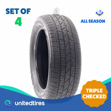 Set Of 4 Used 22555r18 Firestone Destination Le3 98h - 6.5-8.532 15iv0 Set Of 4 Used 22555r18 Firestone Destination Le3 98h - 6.5-8.532 15iv0